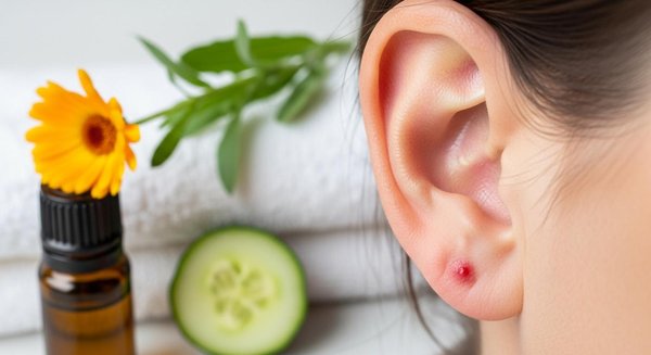 Bouton à l'oreille remèdes naturels : les solutions douces pour soulager vite